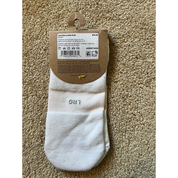 1-Pack Allbirds Anytime Ankle Socks - Picture 2 of 2